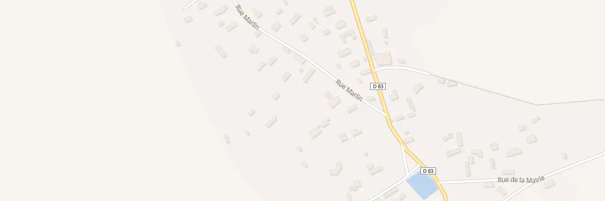 Plan du 9 Rue Marlin au Bosc du Theil