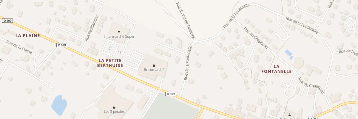 Plan du 5 Rue de La Fontanelle à Cussac