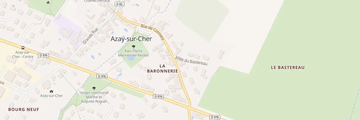 Plan du 18 Rue de Cormery à Azay-sur-Cher