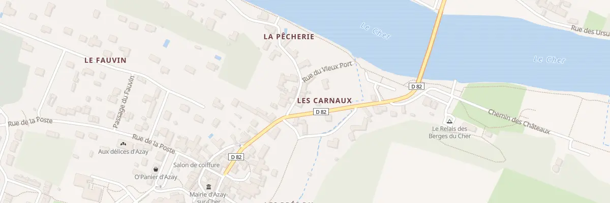 Plan du 3 Rue des Carnaux à Azay-sur-Cher