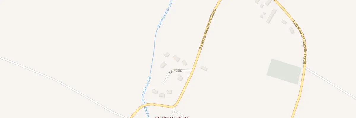 Plan du 4 Le Patis à Rohaire
