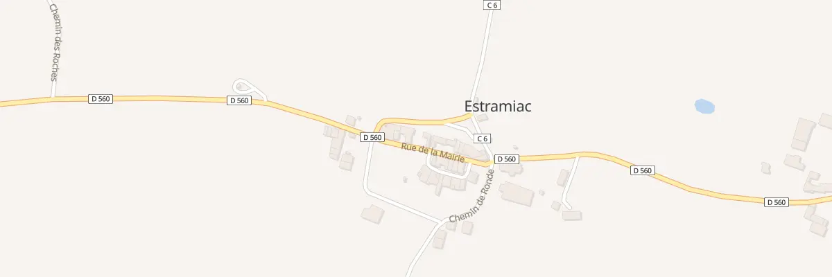 Plan du 5012 Village d’Estramiac à Estramiac
