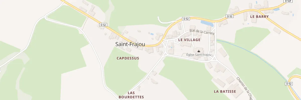 Plan du 11 Capdessus à Saint-Frajou