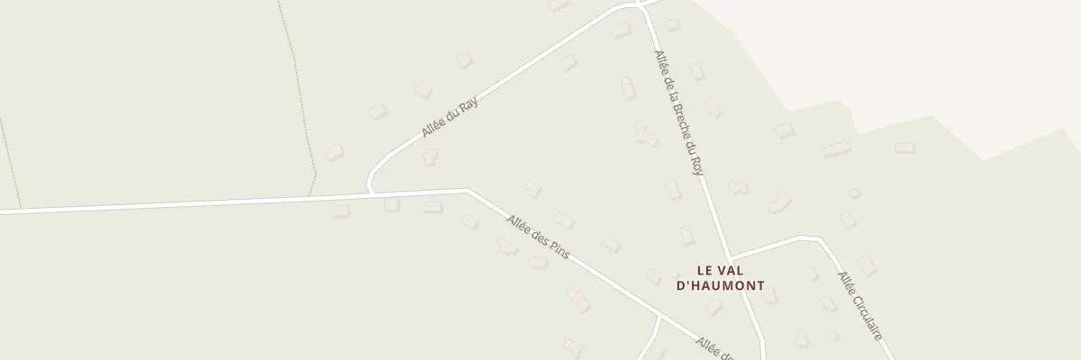 Plan du 51 All des Pins à Pullay