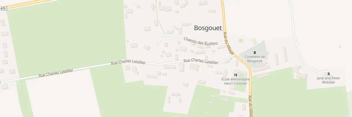 Plan du 147 Rue Charles Letellier à Bosgouet