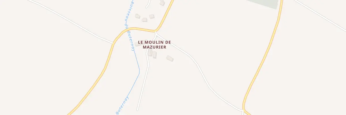 Plan du 36B Le Pizot à Rohaire