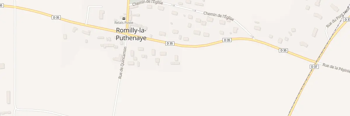 Plan du 8 Rue de l’Ecole à Romilly-la-Puthenaye