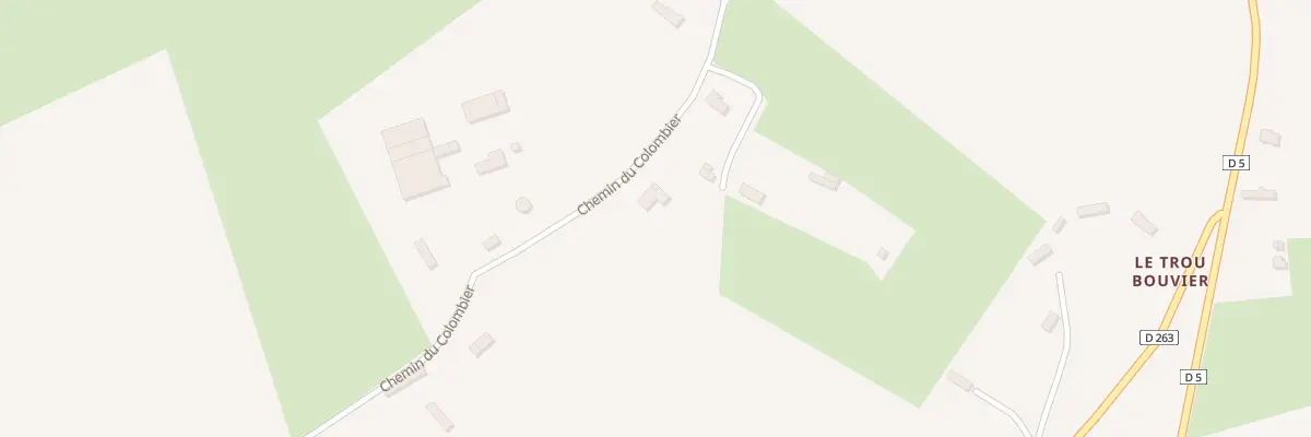 Plan du 409 Che du Colombier à Blacqueville