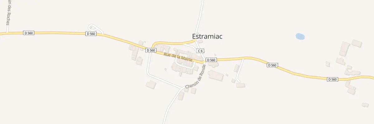 Plan du 5016 Village d’Estramiac à Estramiac