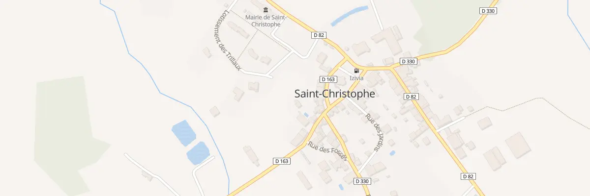 Plan du 2 Rue des Peupliers à Saint-Christophe