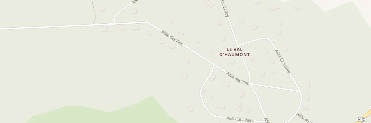 Plan du 59 All des Pins à Pullay