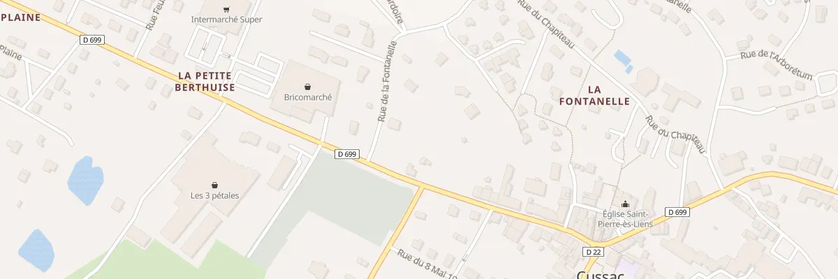 Plan du 26 Rue de Saint-Mathieu à Cussac