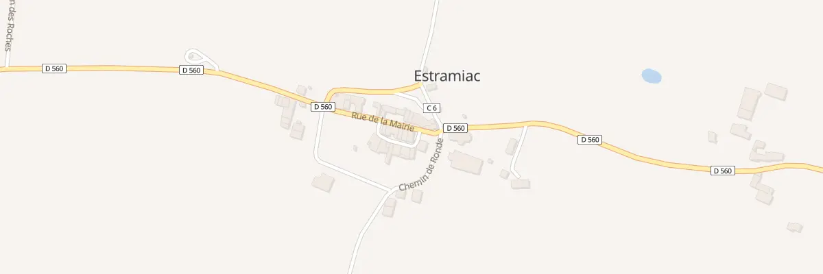 Plan du 5020 Village d’Estramiac à Estramiac