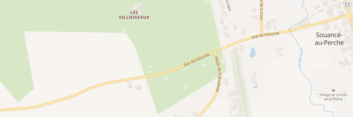 Plan du 8 Rue de Falourde à Souancé-au-Perche