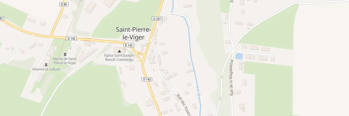 Plan du 73 Rue des Tisserands à Saint-Pierre-le-Viger