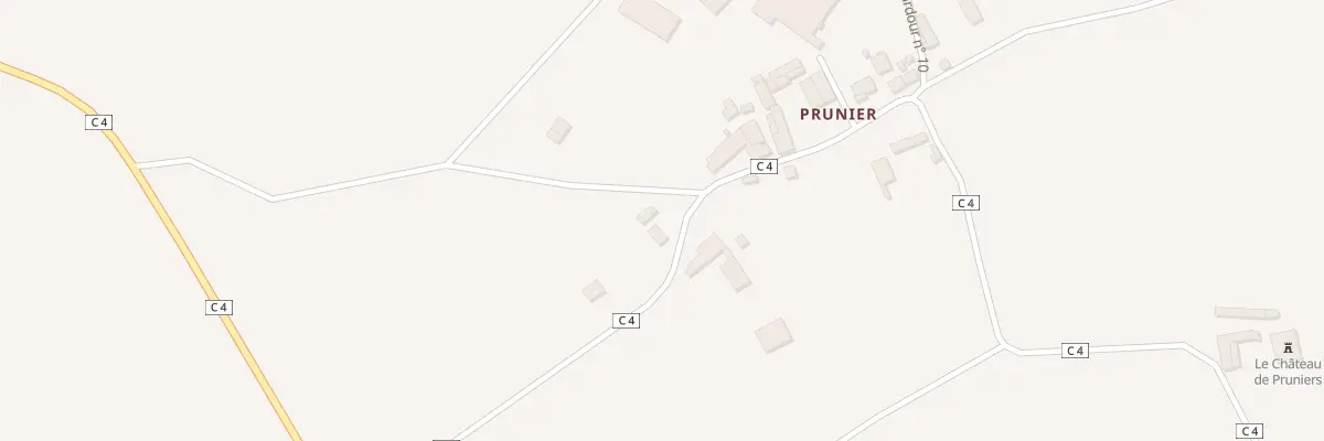Plan du 5 Prunier à Pindray