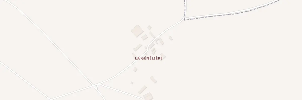 Plan du 25 La Geneliere à Rohaire