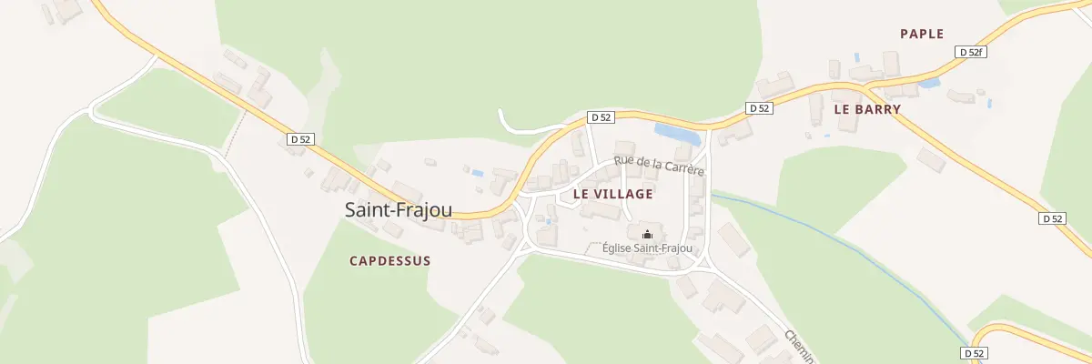 Plan du 15 Le Village à Saint-Frajou