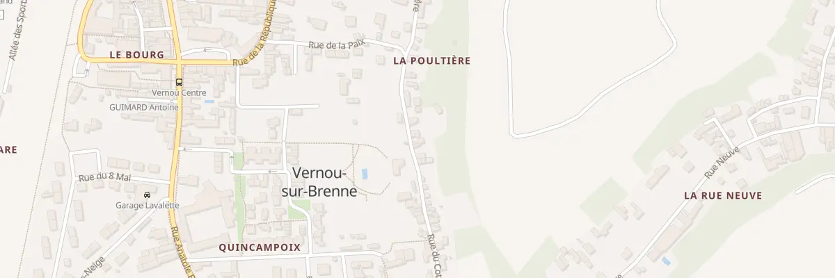 Plan du 37 Rue du Coteau de la Poultière à Vernou-sur-Brenne