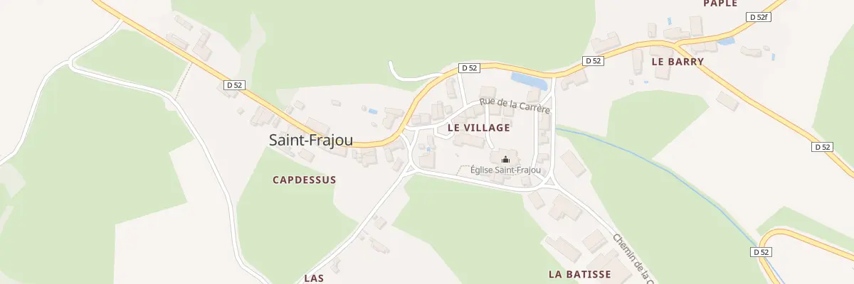 Plan du 30 Le Village à Saint-Frajou