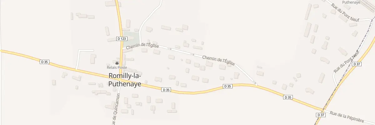 Plan du 10 Che de l’Eglise à Romilly-la-Puthenaye