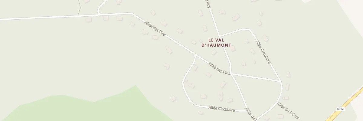Plan du 60 All des Pins à Pullay