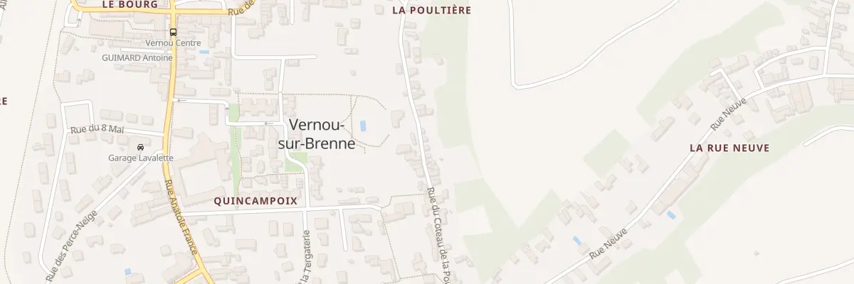 Plan du 29 Rue du Coteau de la Poultière à Vernou-sur-Brenne