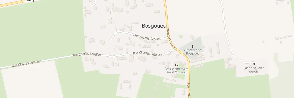 Plan du 77 Rue Charles Letellier à Bosgouet