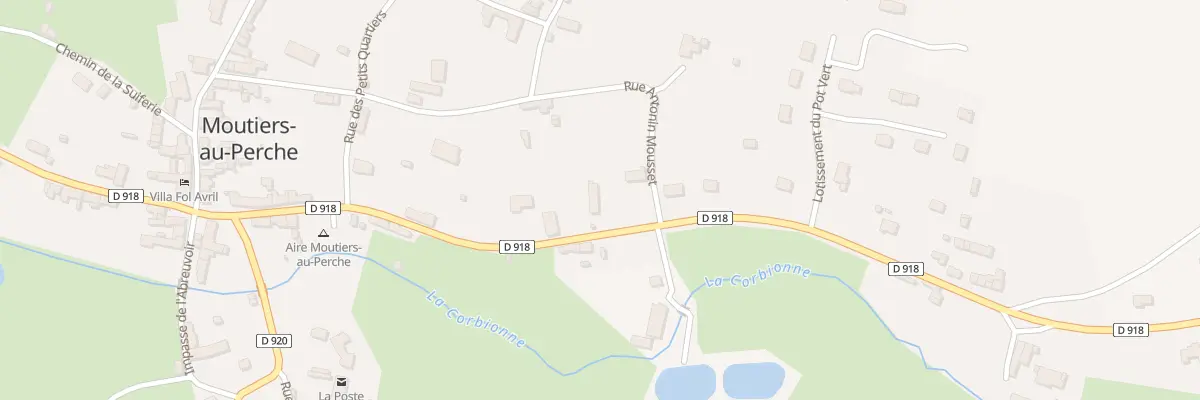 Plan du 11A Rue Auguste Colas à Moutiers-au-Perche