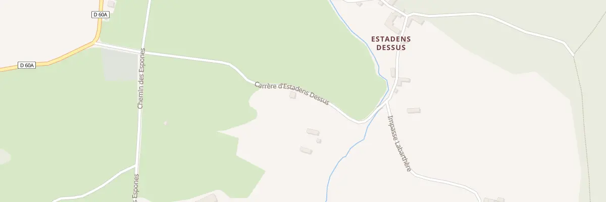 Plan du 4 Rue Carrere d’Estadens Dessus à Estadens