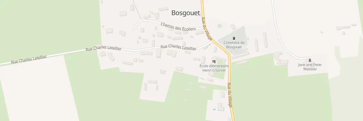 Plan du 76 Rue Charles Letellier à Bosgouet