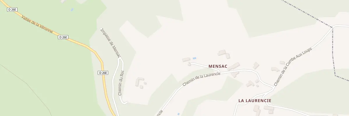 Plan du 49 Mensac à Sainte-Croix