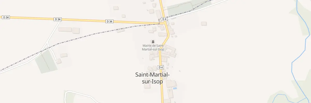 Plan du 5036 Le Bourg à Saint-Martial-sur-Isop