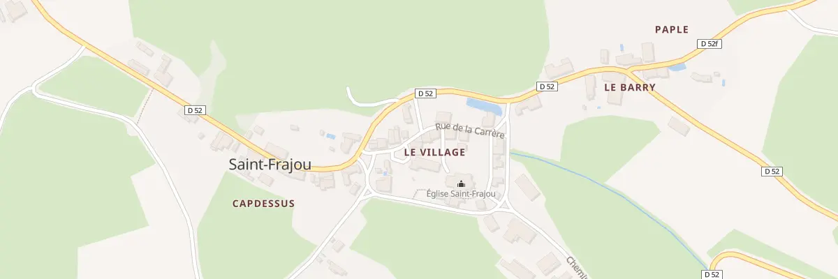 Plan du 10 Rue de la Carrère à Saint-Frajou
