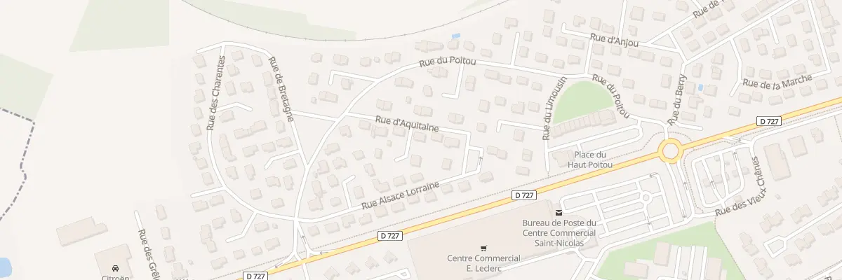 Plan du 12 Rue d’Aquitaine à Montmorillon