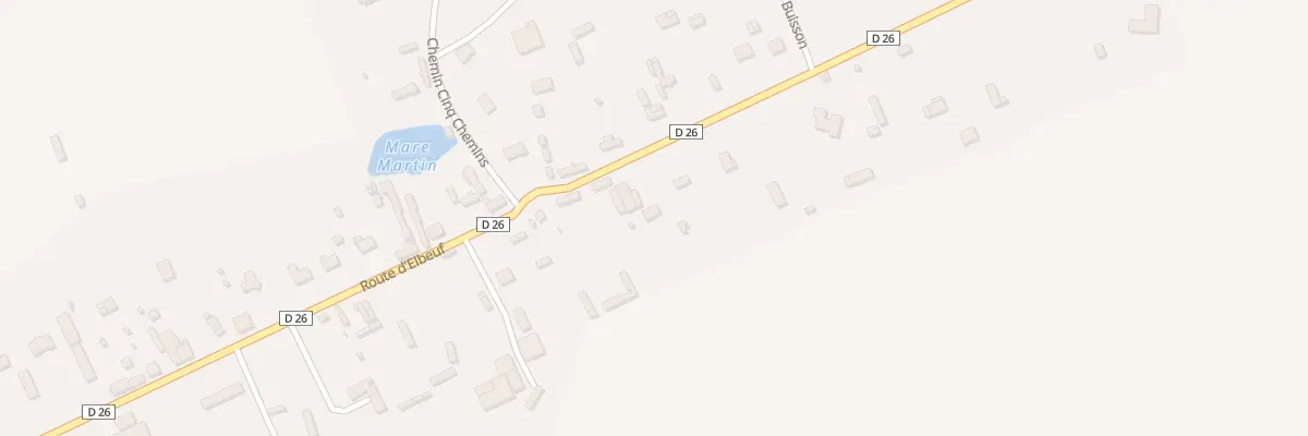 Plan du 118 Rte d’Elbeuf au Bosc du Theil