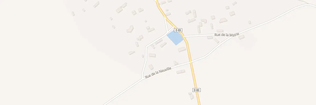 Plan du 9 Rue de la Mare Ronde au Bosc du Theil