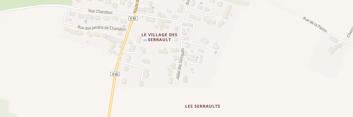 Plan du 9 All des Serraults à Azay-sur-Cher