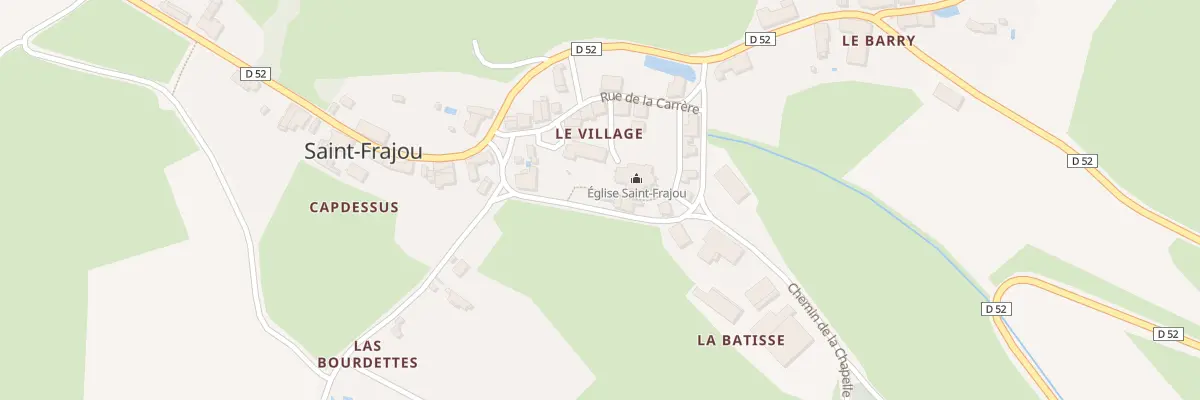 Plan du 123 Le Village à Saint-Frajou