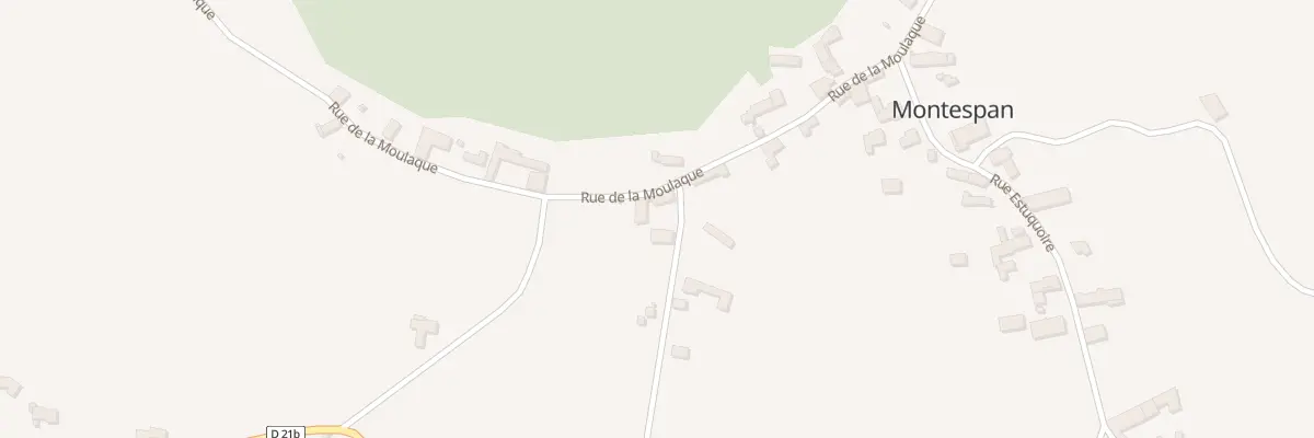 Plan du 2 Chem de la Barque à Montespan