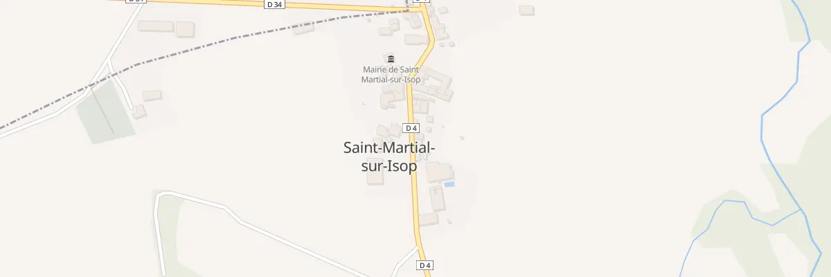 Plan du 5056 Le Bourg à Saint-Martial-sur-Isop