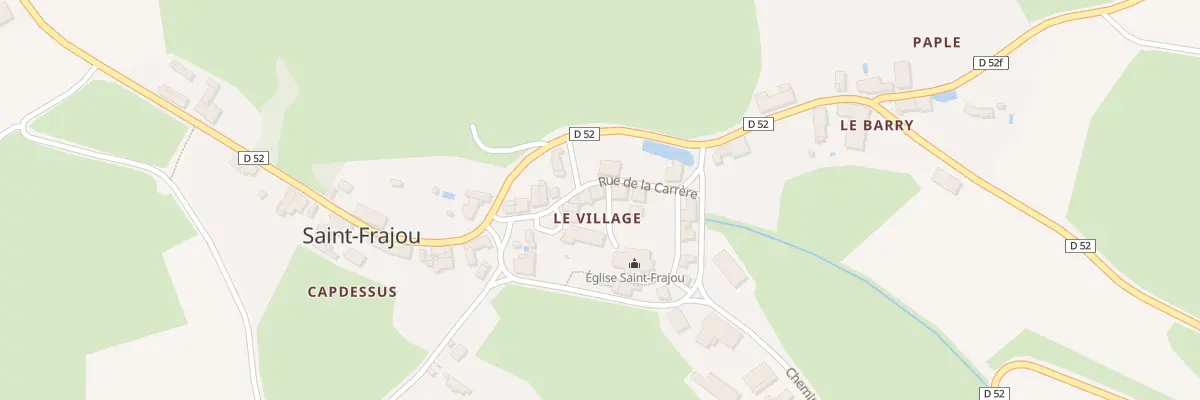 Plan du 23 Le Village à Saint-Frajou