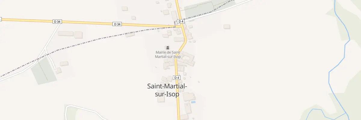 Plan du 5049 Le Bourg à Saint-Martial-sur-Isop