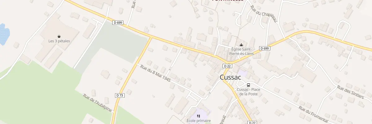 Plan du 5082 Rue de Saint-Mathieu à Cussac