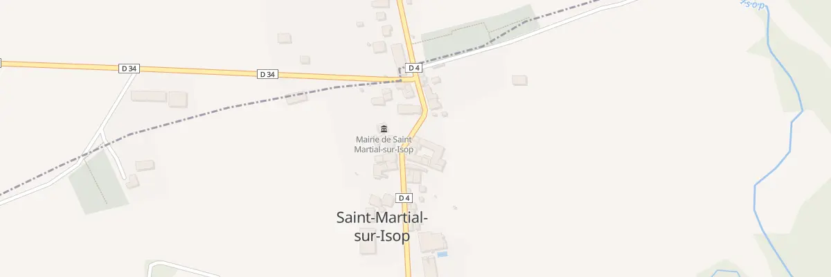 Plan du 5078 Le Bourg à Saint-Martial-sur-Isop