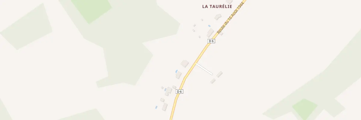 Plan du 6160 Rte du 16 Août 1944 à Bassillac et Auberoche