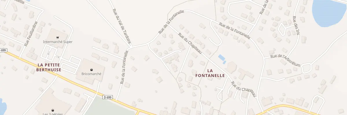Plan du 5608F La Fontanelle à Cussac