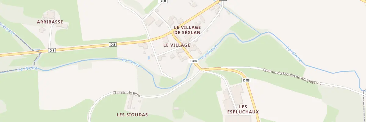 Plan du 25 Le Village à Saint-Élix-Séglan