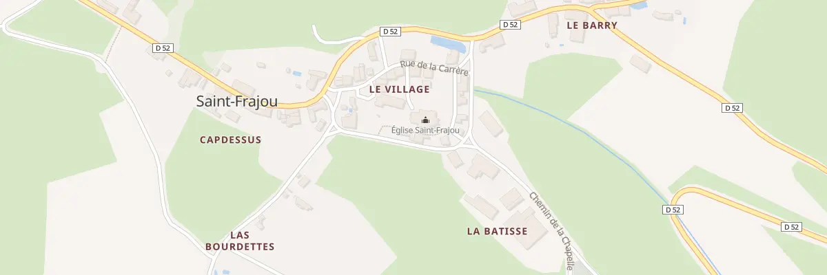Plan du 30A Le Village à Saint-Frajou
