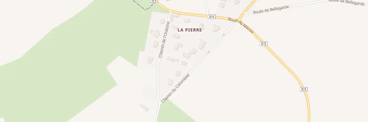 Plan du 166 Che Colombier à Blacqueville